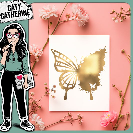 Ink Splat Butterfly – Pets & Animals SVG Design by Caty Catherine