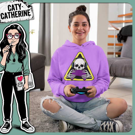 Skeleton Gamer Gaming Triangle – SVG Design by Caty Catherine