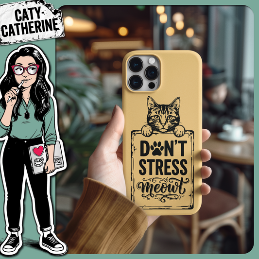 Don’t Stress Meowt Cat Quote – Quotes & Sayings SVG Design by Caty Catherine