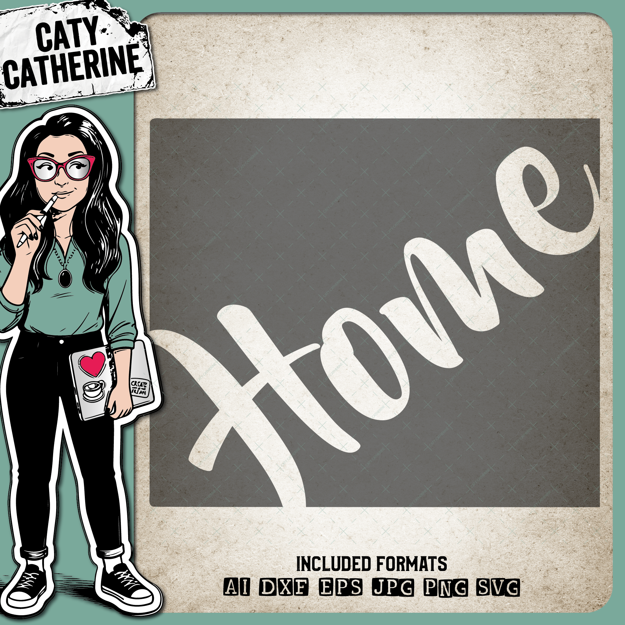 Colorado US State HOME – Travel SVG Design by Caty Catherine