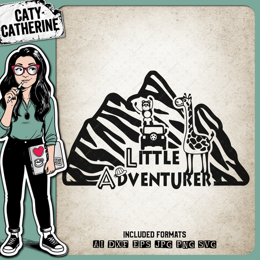 Little Adventurer – Babies & Kids SVG Design by Caty Catherine