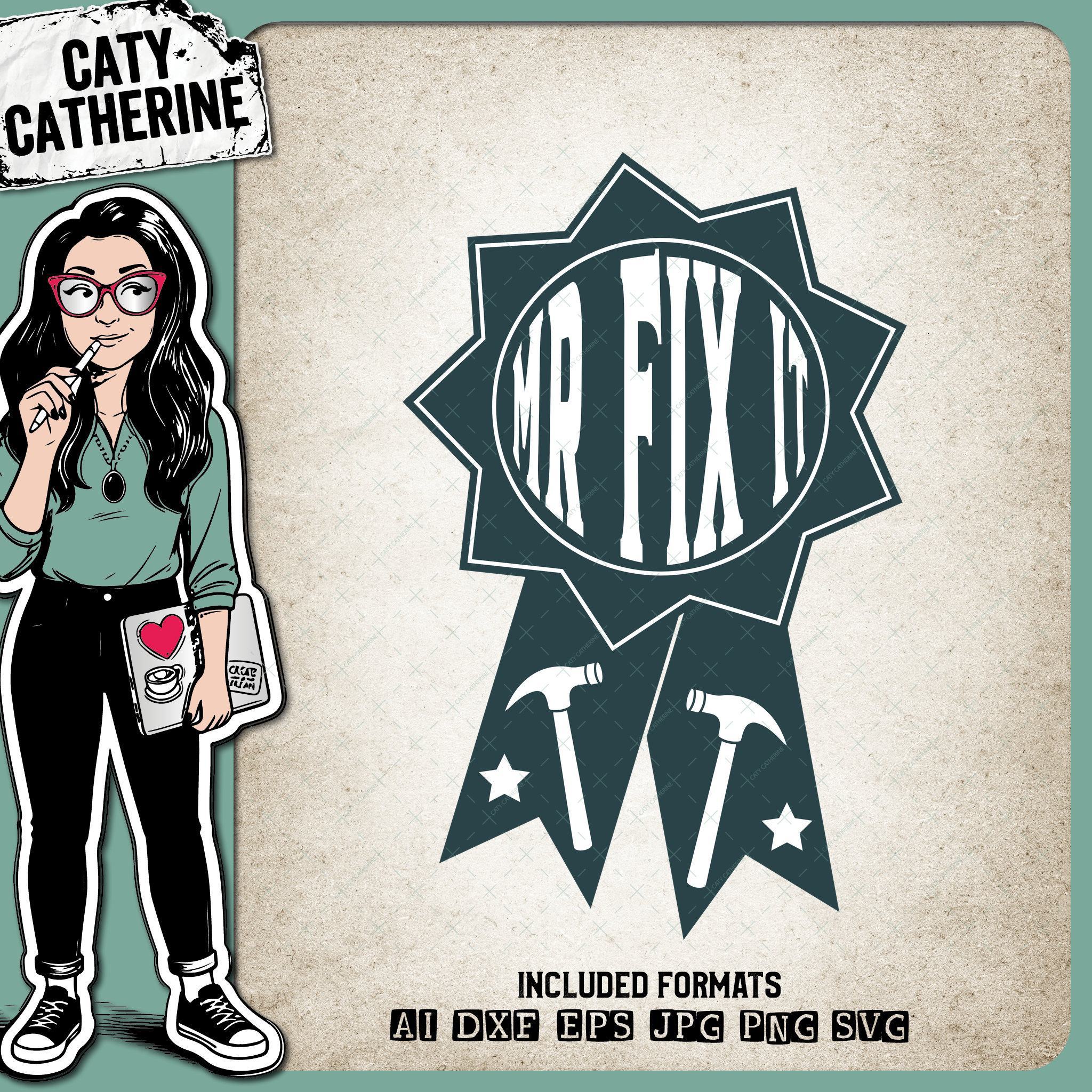 Mr Fix It Father's Day Award – Father’s Day SVG Design by Caty Catherine