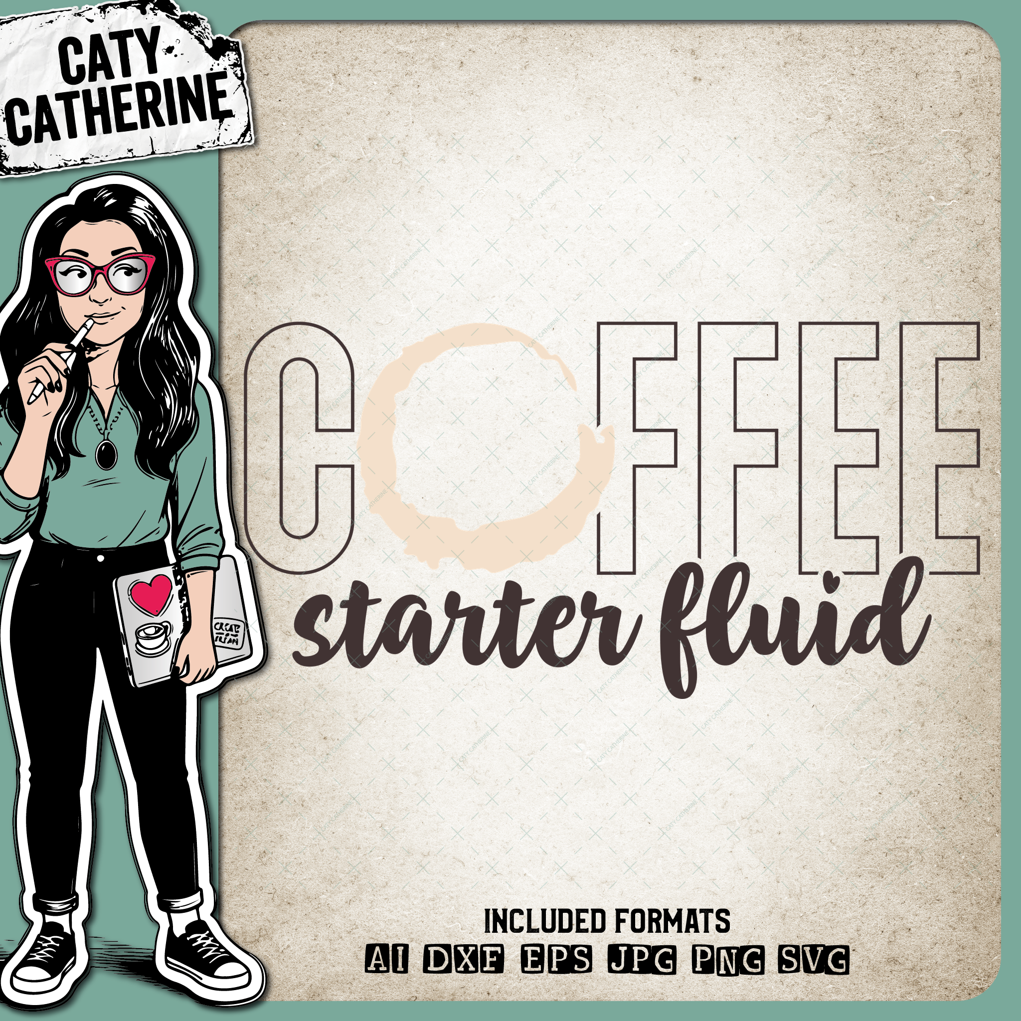 Coffee Starter Fluid – Food & Drink SVG Design by Caty Catherine