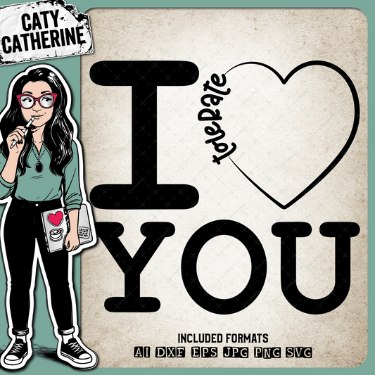 I Tolerate You Funny Valentine Love Quote – Valentine’s Day SVG Design by Caty Catherine