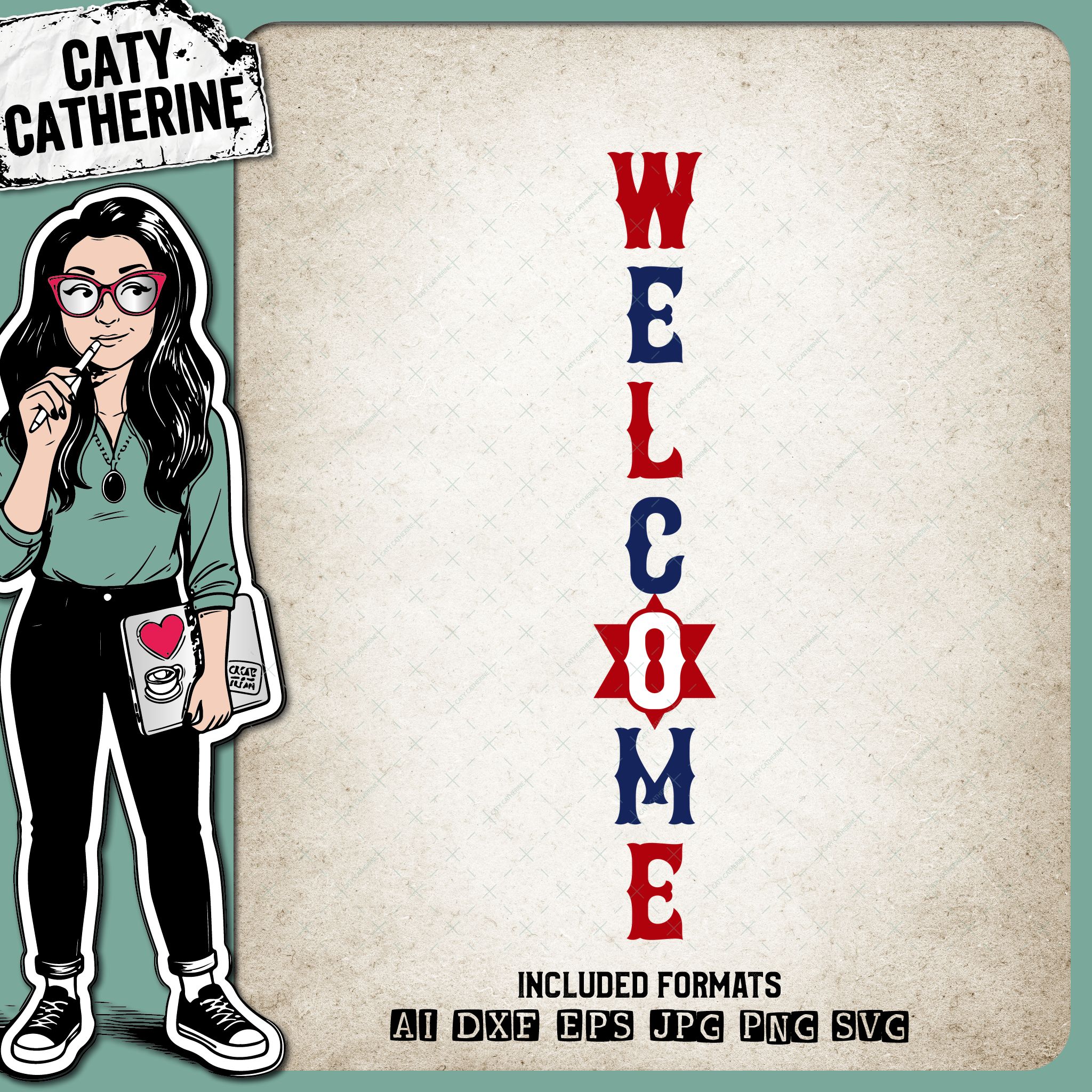 4th July Independence Day Porch Sign Bundles – SVG Design by Caty Catherine