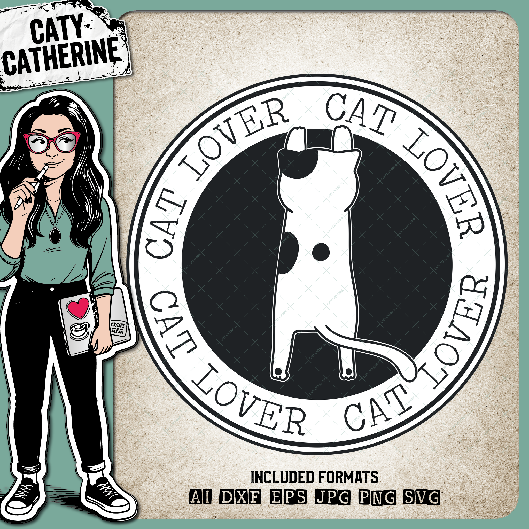 Cat Lover – Pets & Animals SVG Design by Caty Catherine