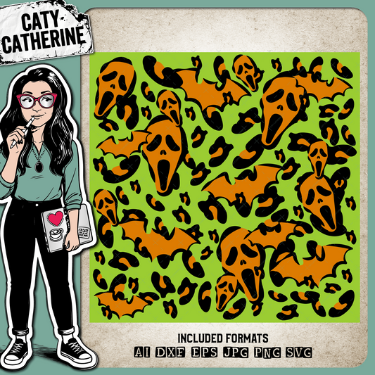 Halloween Leopard Print – SVG Design by Caty Catherine