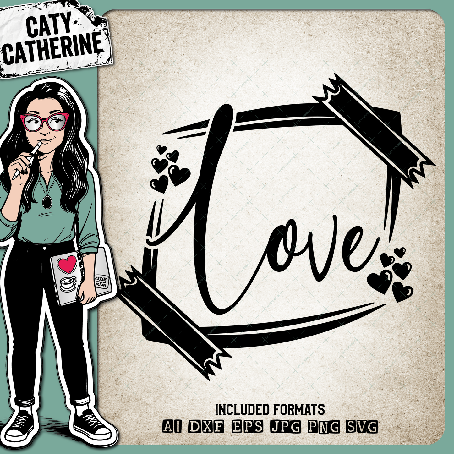 Love Graphic – SVG Design by Caty Catherine