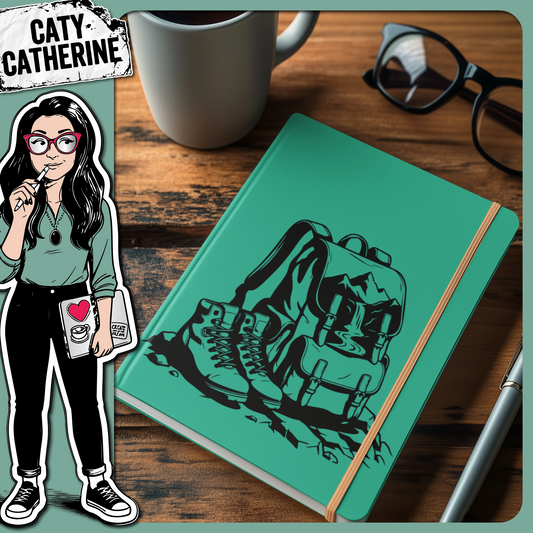 Hiking Backpack and Boots Outdoors Design – Outdoors SVG Design by Caty Catherine