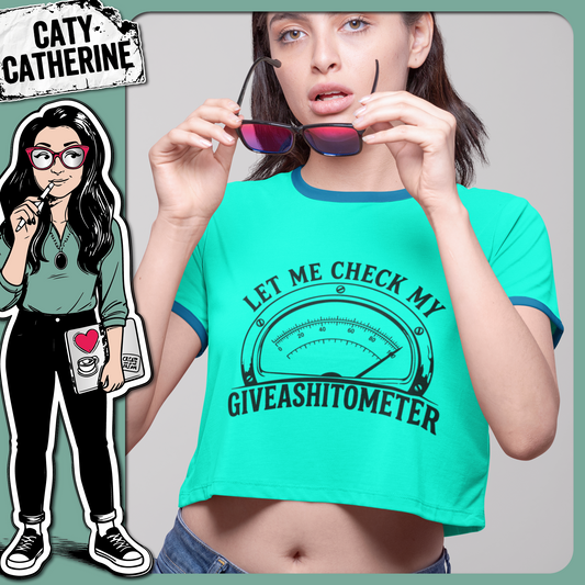 Let Me Check My Giveashitometer Funny Meter Dial – Quotes & Sayings SVG Design by Caty Catherine