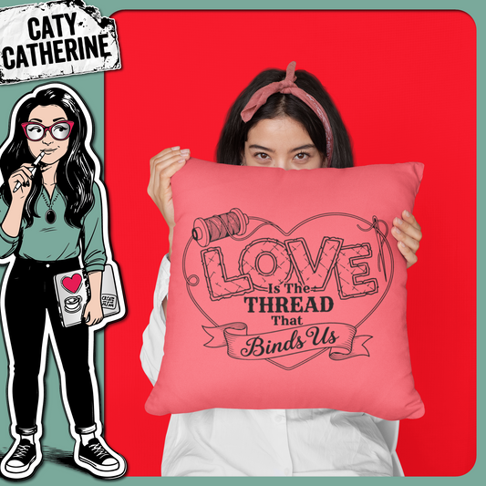 Love Is The Thread That Binds Us – Quotes & Sayings SVG Design by Caty Catherine