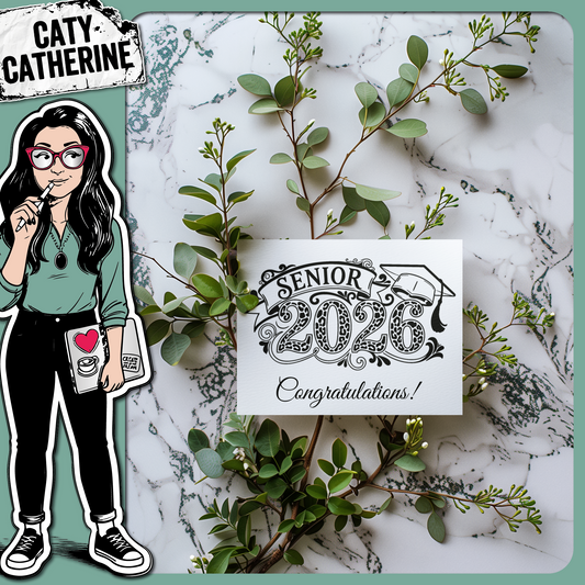 Senior 2026 Graduation Cap – Education SVG Design by Caty Catherine