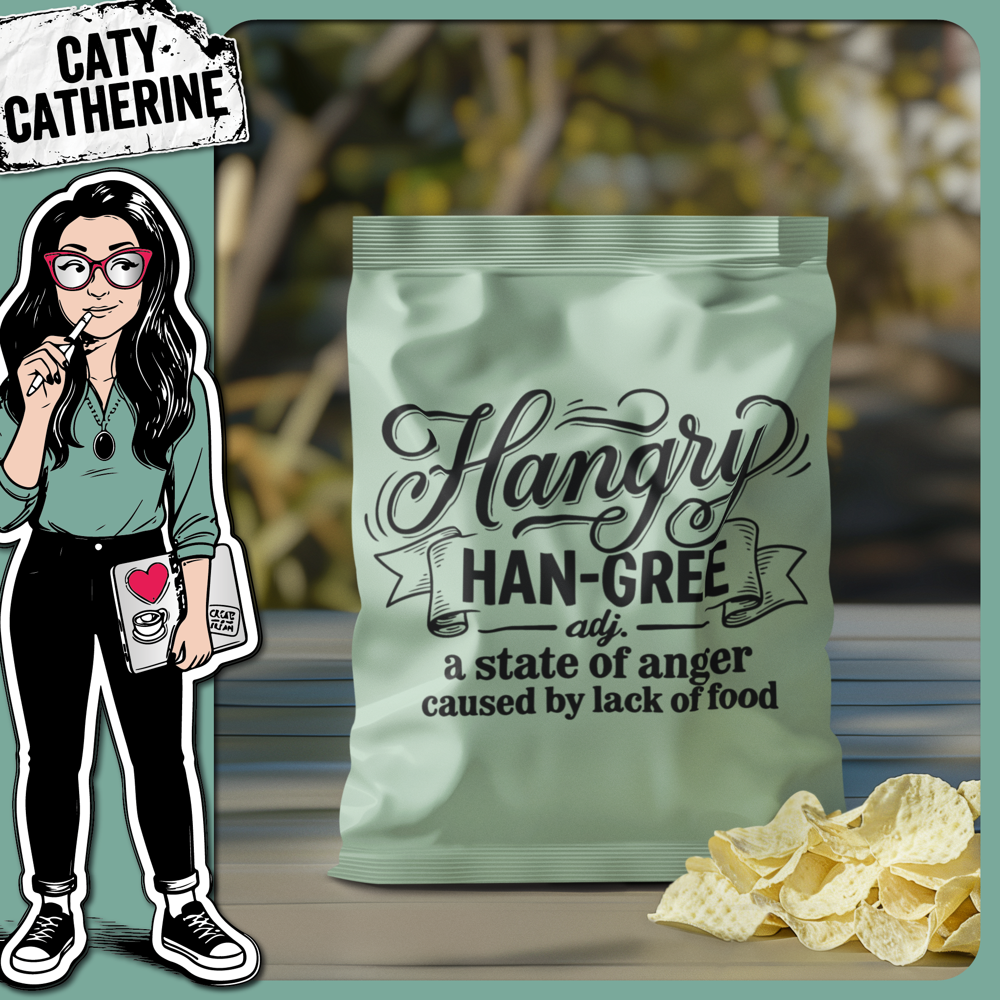 Hangry Definition Funny Quote – Quotes & Sayings SVG Design by Caty Catherine
