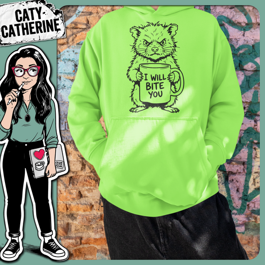 Angry Bear I Will Bite You Coffee Mug – Quotes & Sayings SVG Design by Caty Catherine