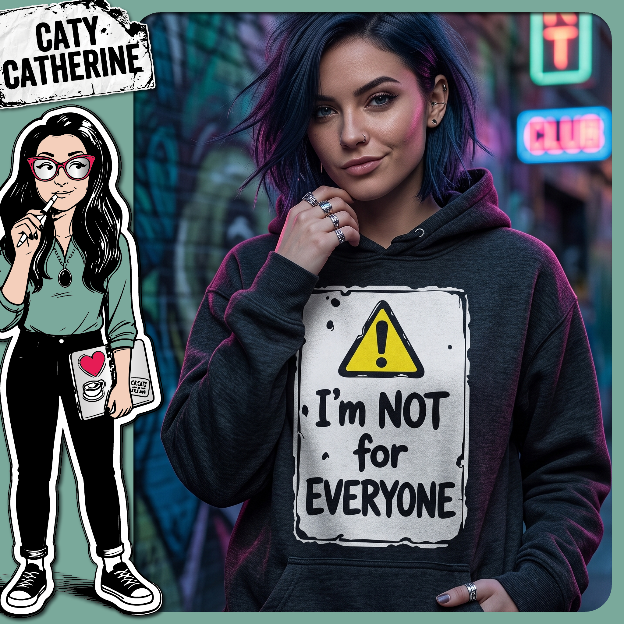 I'm Not for Everyone – Quotes & Sayings SVG Design by Caty Catherine