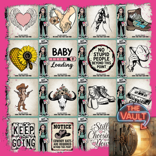 Caty Catherine Vault – Unlimited SVG Downloads. Full Commercial Licence. £29 per Year.